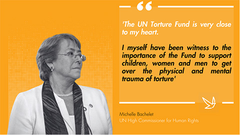 Michelle Bachelet, UN High Commisoner for Human Rights