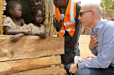 High Commissioner Volker Türk during one of his missions for UNHCR © UNHCR/George Osodi