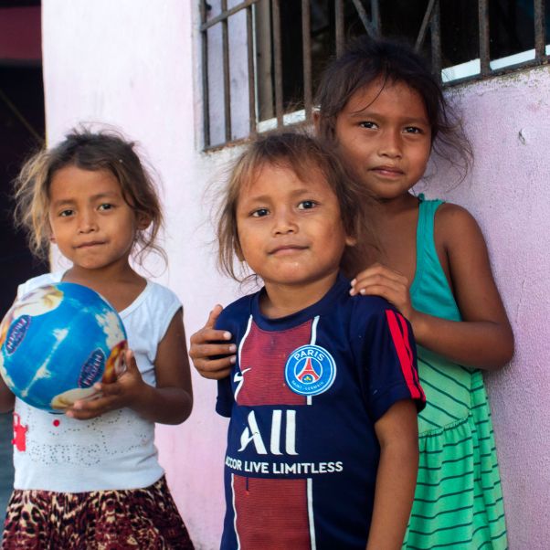 Children from the Warao community, Delta Amacuro state, Venezuela, 2021. © UNICEF/UN0418749/Tineo
