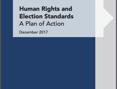 Cover: The Human Rights and Election Standards Plan of Action