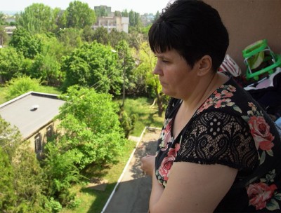 Irina Bulat fled Ukraine with her children in March 2022 and is now living in Moldova. © OHCHR Moldova 