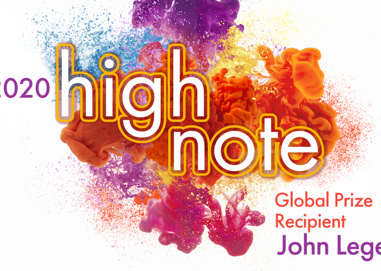  Illustration reading 2020 High Note Global Prize Recipient John Legend