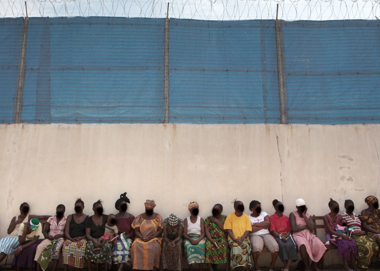 Women incarcerated at Freetown Female Correctional in Sierra Leone. © Tom Bradley/ AdvocAid