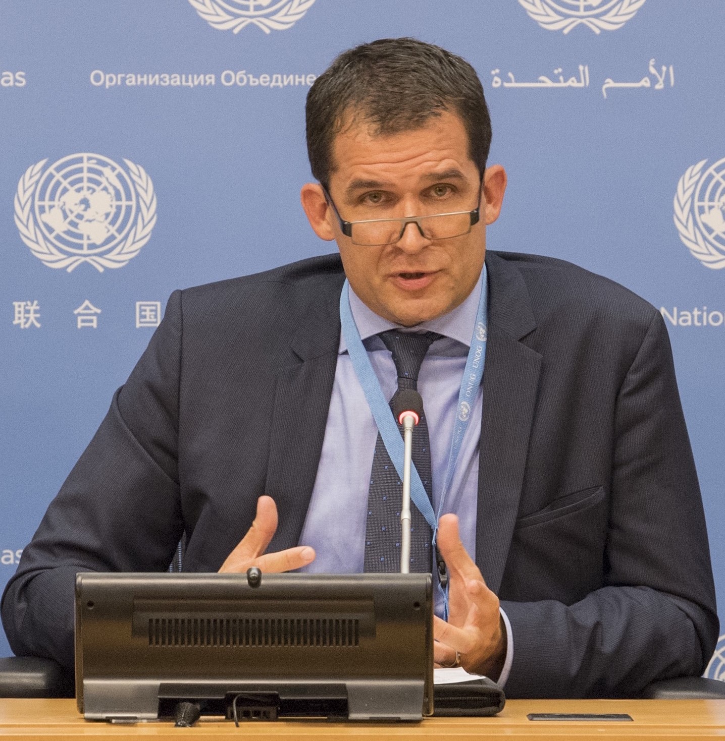 Prof. Nils Melzer, UN Special Rapporteur on Torture and Other Cruel, Inhuman or Degrading Treatment or Punishment. © KEYSTONE / Martial Trezzini