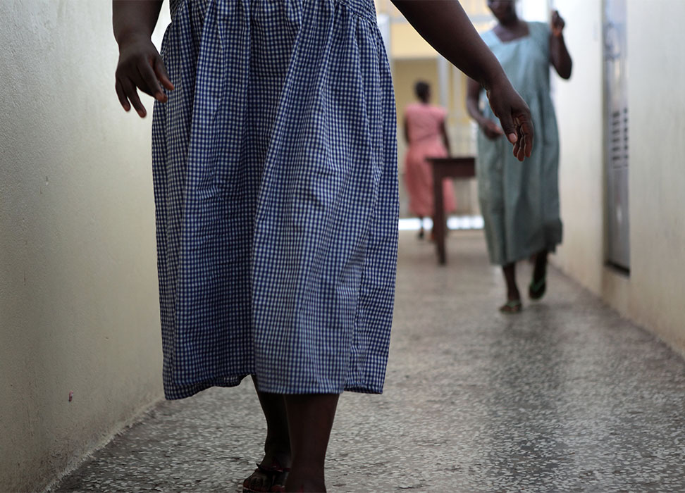 The Freetown Female Correctional Centre in Sierra Leone included women on death row. © Tom Bradley/ AdvocAid