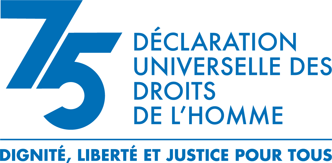 UDHR 75 logo