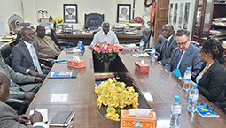 Commissioner Barney Afako and Andrew Clapham hold a meeting with Chief Justice Chan Reec Madut in Juba, South Sudan – 17 February 2023