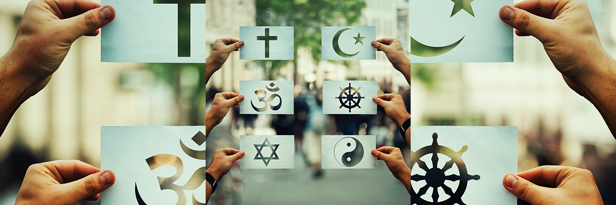 宗教符号唤起人们的信仰核心。图片来源：盖蒂图片社/Bulat Silvia iStock