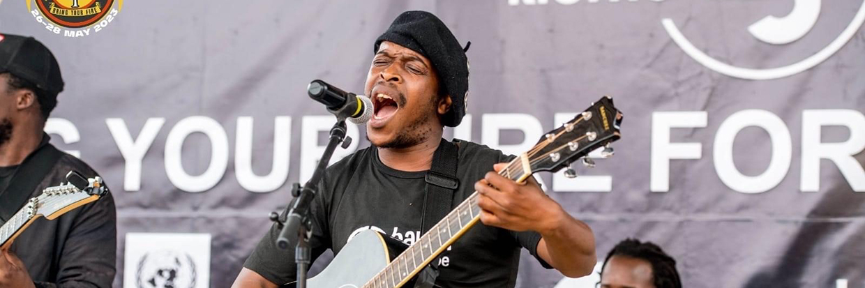 Musicians were among those calling for social change at a festival in Eswatini. © Bram Lammers, MTN Bushfire Official Photographer and DT Photography