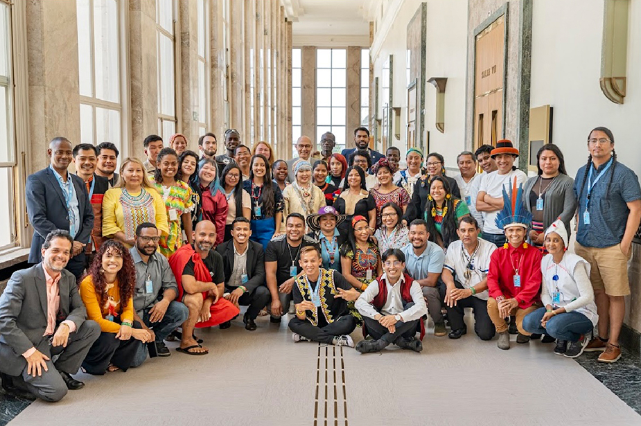 The 2023 Indigenous Fellowship Programme brought together 46 indigenous fellows from 30 countries. © OHCHR