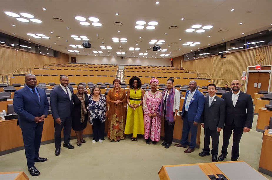 The members of the Permanent Forum on People of African Descent during the 2nd session at the UN in New York, 2023. © OHCHR