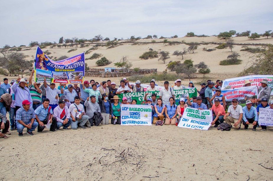 The community of Catacaos, Perú is in conflict with the agricultural company in their town. UN Human Rights visited to monitor the situation. © Coordinadora Nacional de Derechos Humanos