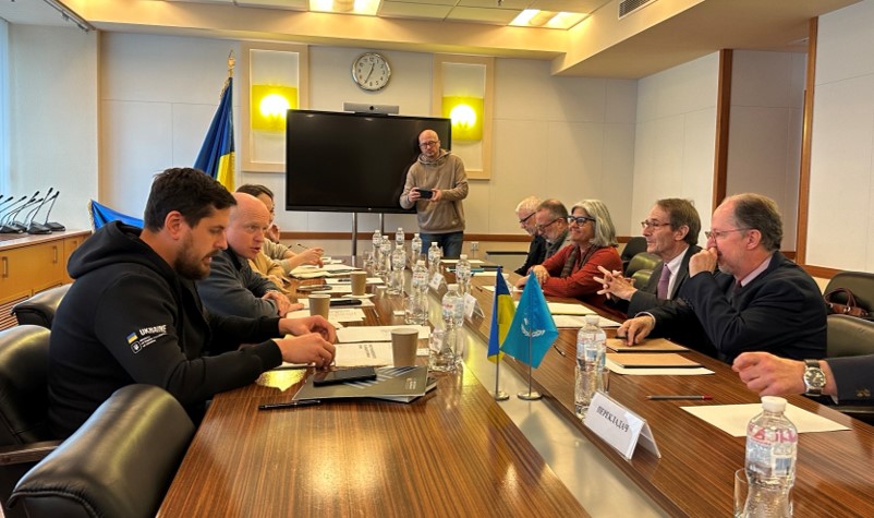 Meeting at the Ministry for Communities, Territories and Infrastructure Development of Ukraine, 15 November 2023.