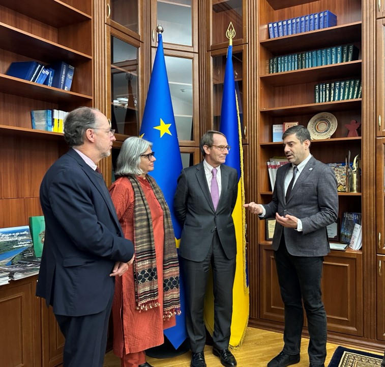 The Commissioners meet Dmytro Lubinets, Ukraine's Parliamentary Commissioner for Human Rights, 15 November 2023.
