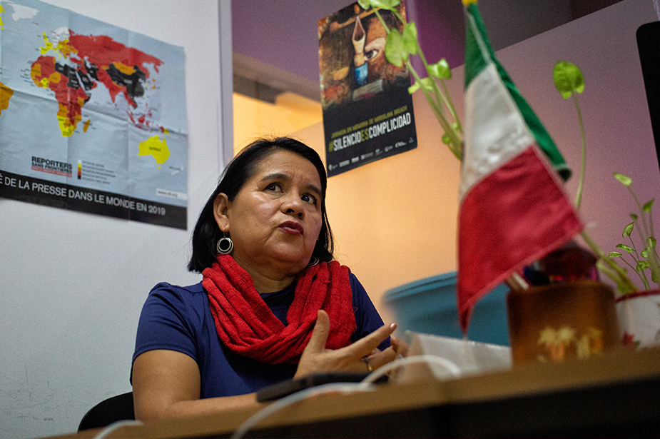 © Still of Balbina Flores, Representative in Mexico of Journalists Without Borders