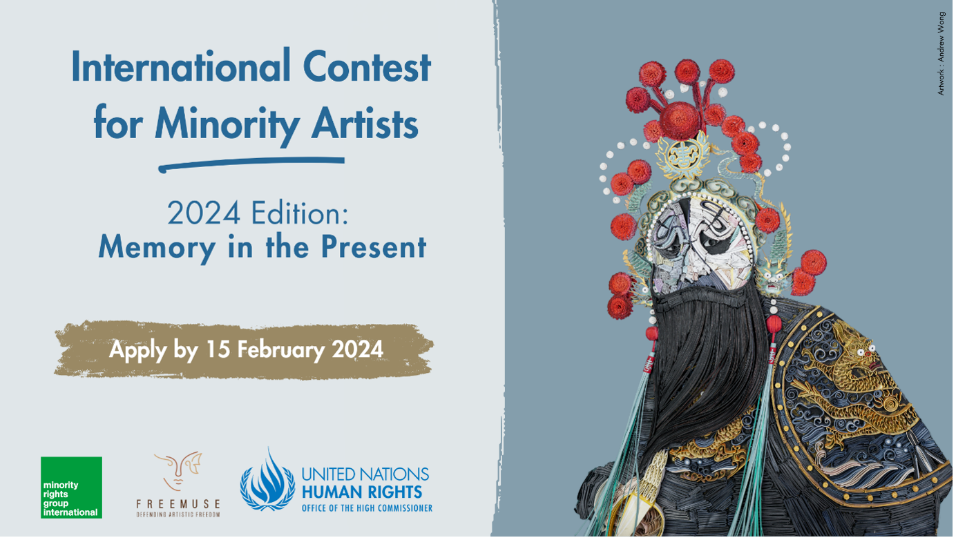 Banner: Call for Applications - International Contest for Minority Artists 2024