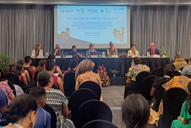 Panel discussion at the Regional Experience-Sharing Workshop on Implementation of Recommendations by the Committee on the Rights of the Child. © OHCHR