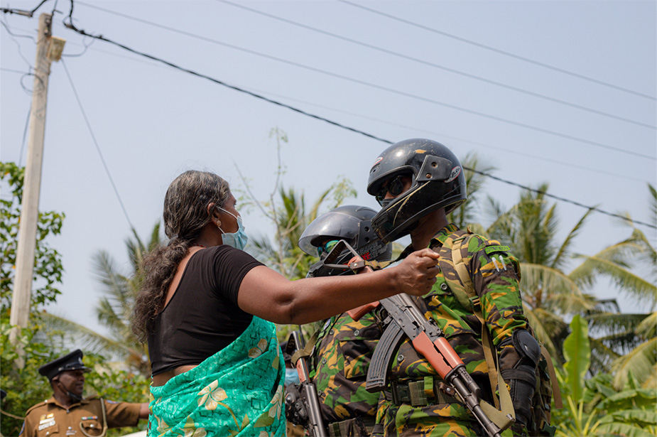 Impunity remains a major obstacle to peace and reconciliation. Families of the disappeared hold regular demonstrations and sit-ins asking for answers. © Kumanan Kanapathippillai