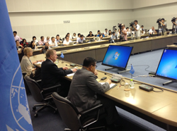 Public Hearings held in Tokyo by the   Commission of Inquiry on Human Rights   in the Democratic People's  Republic of Korea  © OHCHR