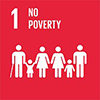 Image of the SDG Goal 1: No poverty