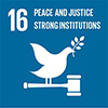Image of the SDG Goal 16: Peace, justice and strong institutions