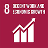 Image of the SDG Goal 8: Decent work and economic growth
