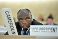 H.E. Mr. Anatole Fabien Marie NKOU (Cameroon), Vice-President © UN Photo/ Jean-Marc Ferré