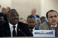 谢赫·艾哈迈德·乌尔德·查哈夫先生阁下（毛里塔尼亚），副主席 © 联合国照片/ Jean-Marc Ferré