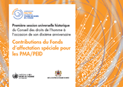 Contributions du Fonds d’affectation spéciale pour les PMA/PEID 