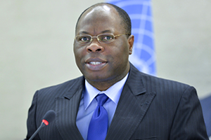 Baudelaire Ndong Ella, President of the Human Rights Council