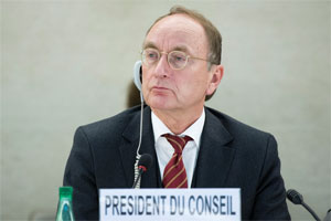 Joachim Rücker, President of the Human Rights Council