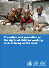 Cover: Report analyses the  circumstances of children working and/or living on the streets