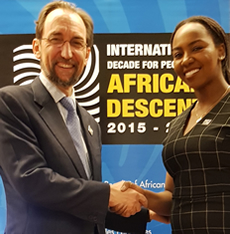 High Commissioner for Human Rights at the Regional Meeting for Europe, Central Asia and North America on the International Decade for People of African Descent at Geneva.