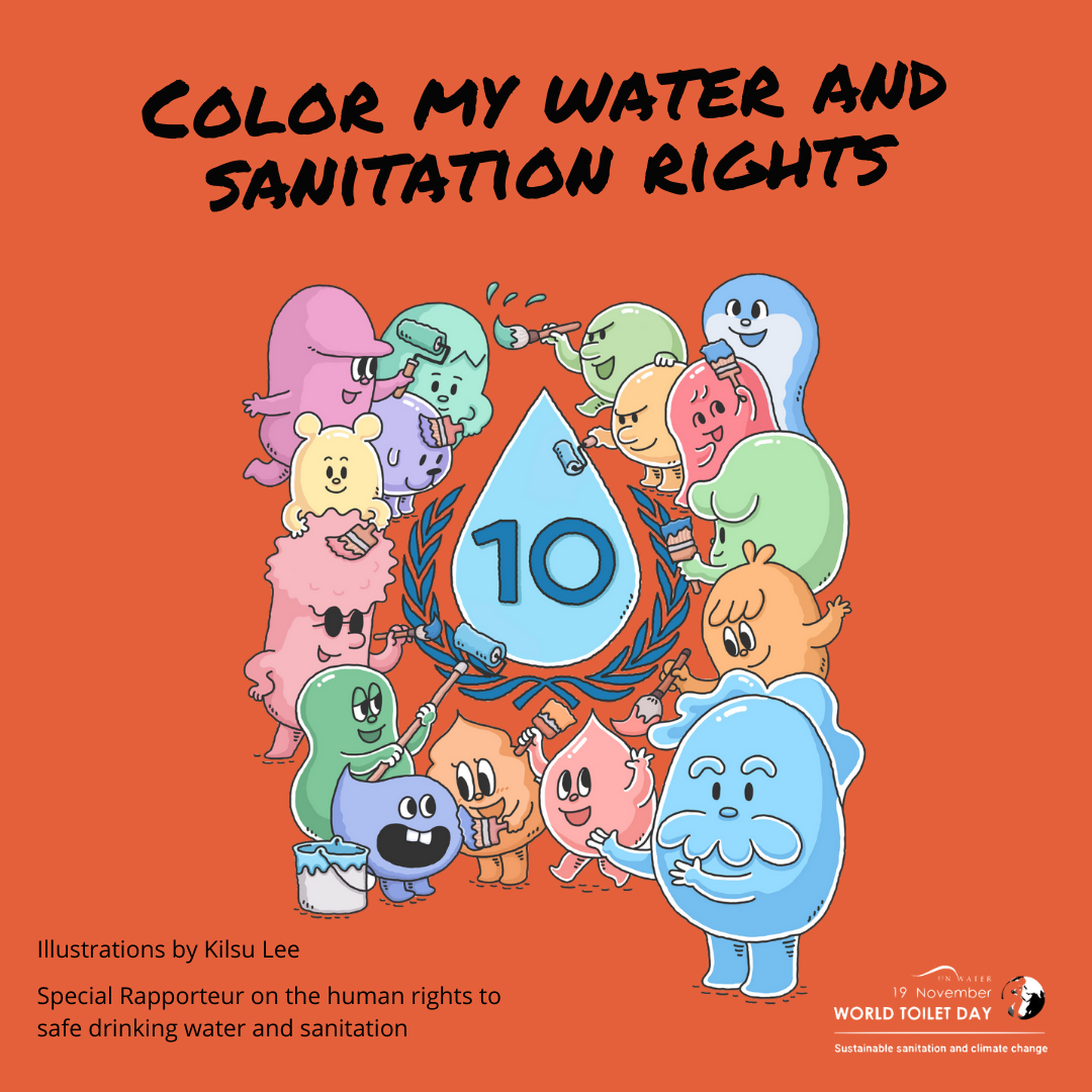 Instructions for the Color My Water and Sanitation Rights Challenge - English