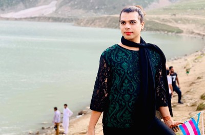 沙罗·伊姆兰是巴基斯坦的跨性别活动人士﻿。©Ali Raza Khan