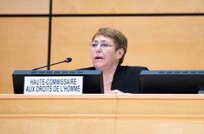 Мишель Бачелет представила в Совете по правам человека обзор проблем в области прав человека в более чем 25 странах © УВКПЧ