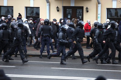 Belarusian law enforcement officers