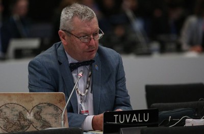Ян Фрай, Специальный докладчик ООН по вопросу о поощрении и защите прав человека в контексте изменения климата. © Kiara Wurth, IISD