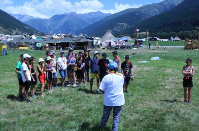 المخيم الوطني للكشاف في سويسرا أقيم في كانتون فاليه. حقوق الصور محفوظة: المفوضية السامية لحقوق الإنسان