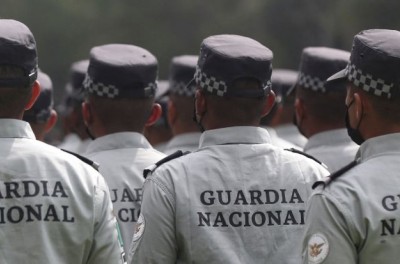 Members of the National Guard stand during the official presentation ceremony of the Guard's newly created Special Force of Reaction and Intervention (FERI), in Mexico City, Mexico, August 16, 2022 © Reuters