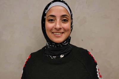 جميلة العباسي، الناشطة الشابة من القدس الشرقية ومؤسِّسَة مبادرة تمكين النساء والشباب والأطفال.