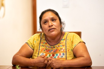 Hilario Cornelio Castro, defensor de los derechos indígenas, fue secuestrado junto con Obtilia Manuel. © Consuelo Pagaza