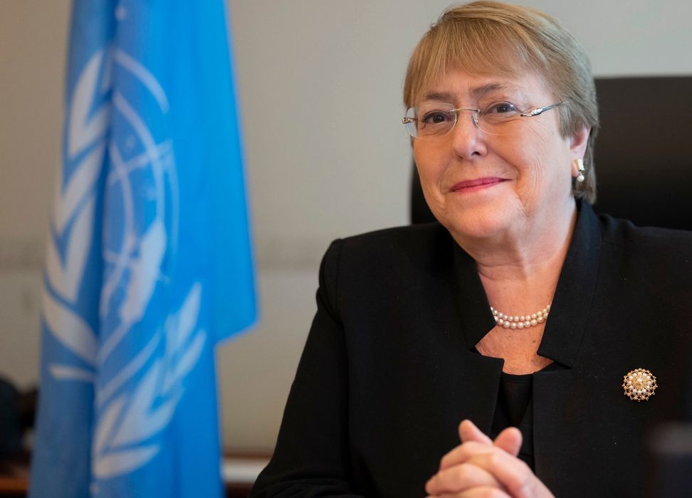 联合国人权事务高级专员米歇尔·巴切莱特（Michelle Bachelet）© 联合国图片社/ Jean-Marc Ferré