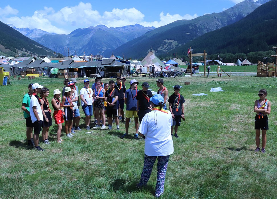 La convención Swiss Scouts National Jamboree tuvo lugar en el hermoso cantón de Valais, Suiza.  Fotografía:  OHCHR