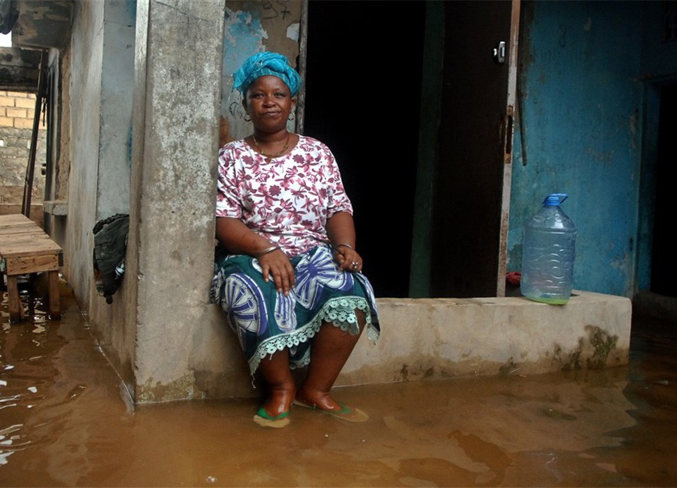فيضانات جارفة في منطقة الساحل الأفريقية © الوكالة الأوروبية للصور الصحفية/ أليو مبايي