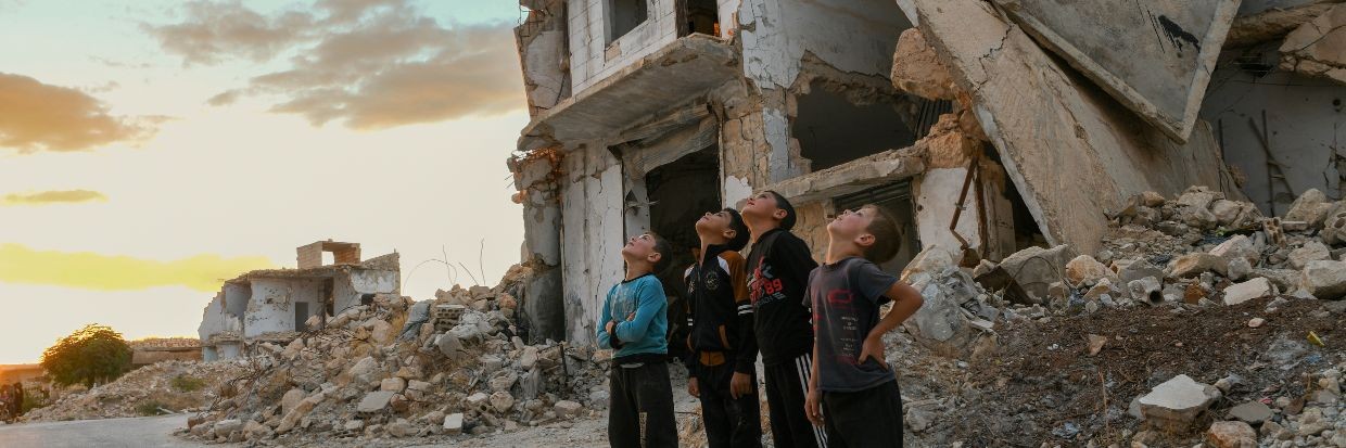 Destrucción en la ciudad de Ahsem, en la zona rural de Idlib, al noroeste de Siria © Rami Alsayed/NurPhoto vía REUTERSlib countryside, northwest of Syria © Rami Alsayed/NurPhoto via REUTERS