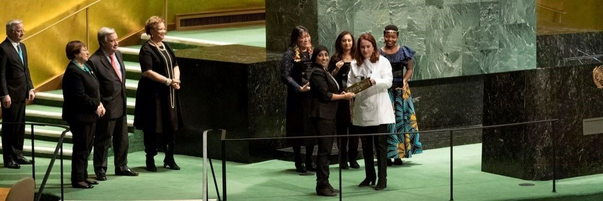 Premio de Derechos Humanos 2018 en la sede de la ONU en Nueva York. © Foto ONU/Evan Schneider|