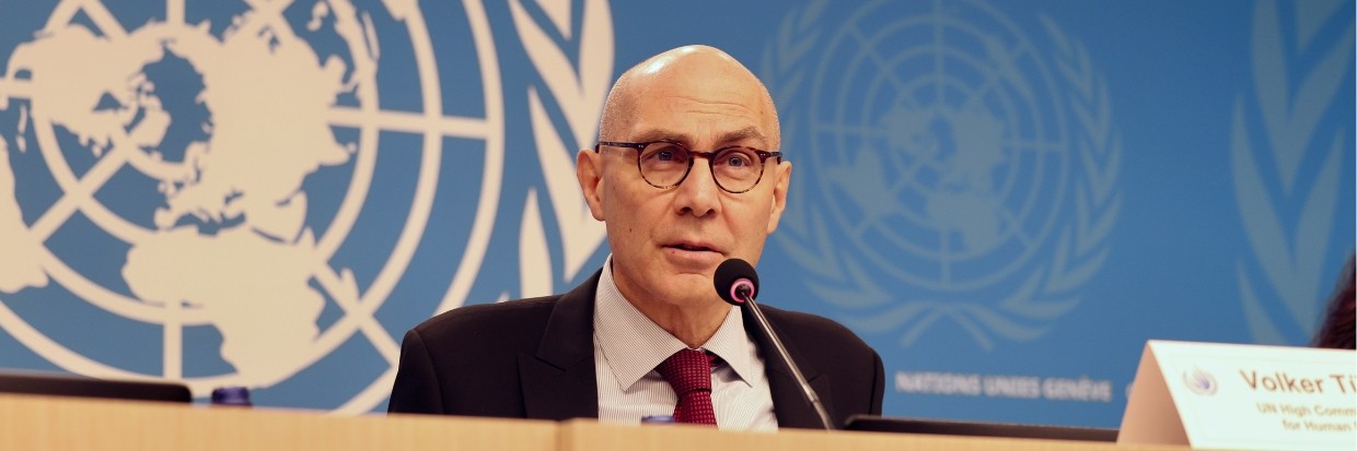 HC Volker Türk at the press conference in Geneva on 6 December 2023 @ OHCHR
