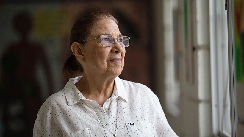 Sister Consuelo Morales Elizondo, a human rights defender in the state of Nuevo León, Mexico.