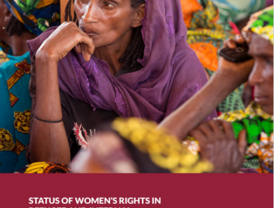 Cover: Status of Women’s Rights in Refugee and Internal Displacement Settings in Africa: The Context of AGA and APSA